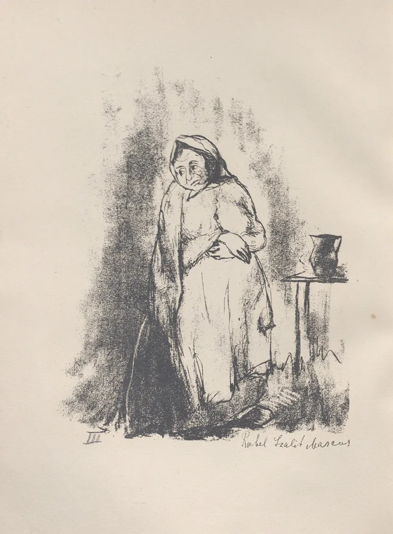 Menshelakh Un Stsenes Pl 04 Wall Art by Rahel Szalit-Marcus - High-Resolution Digital Print
