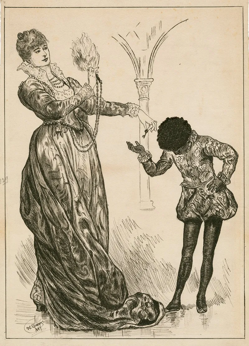 Merchant Of Venice Miss Ellen Terry As Portia Wall Art by W. Clémence - High-Resolution Digital Print