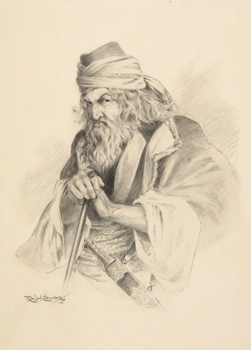 Merchant Of Venice Mr Arthur Bourchier As Shylock Wall Art by Ralph Cleaver - High-Resolution Digital Print