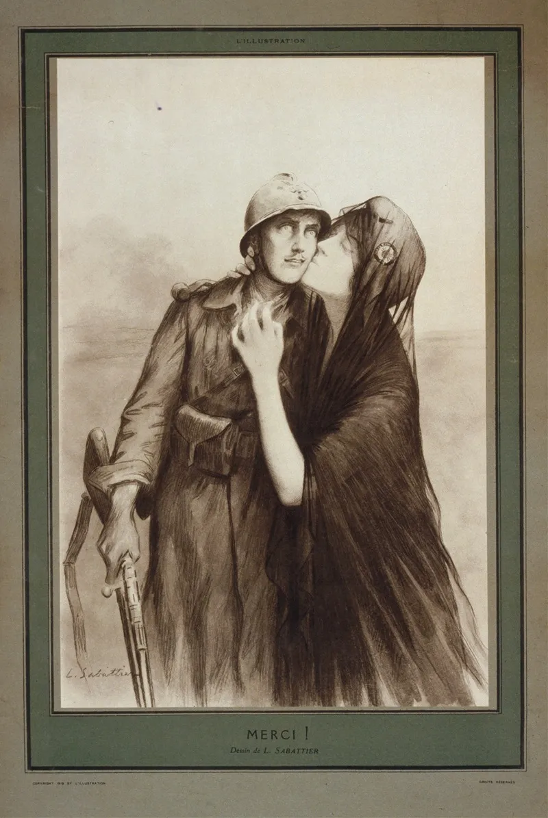 Merci Wall Art by Louis Rémy Sabattier - High-Resolution Digital Print