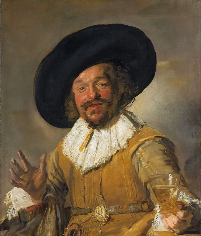 Merry Drinker Wall Art by Frans Hals - High-Resolution Digital Print