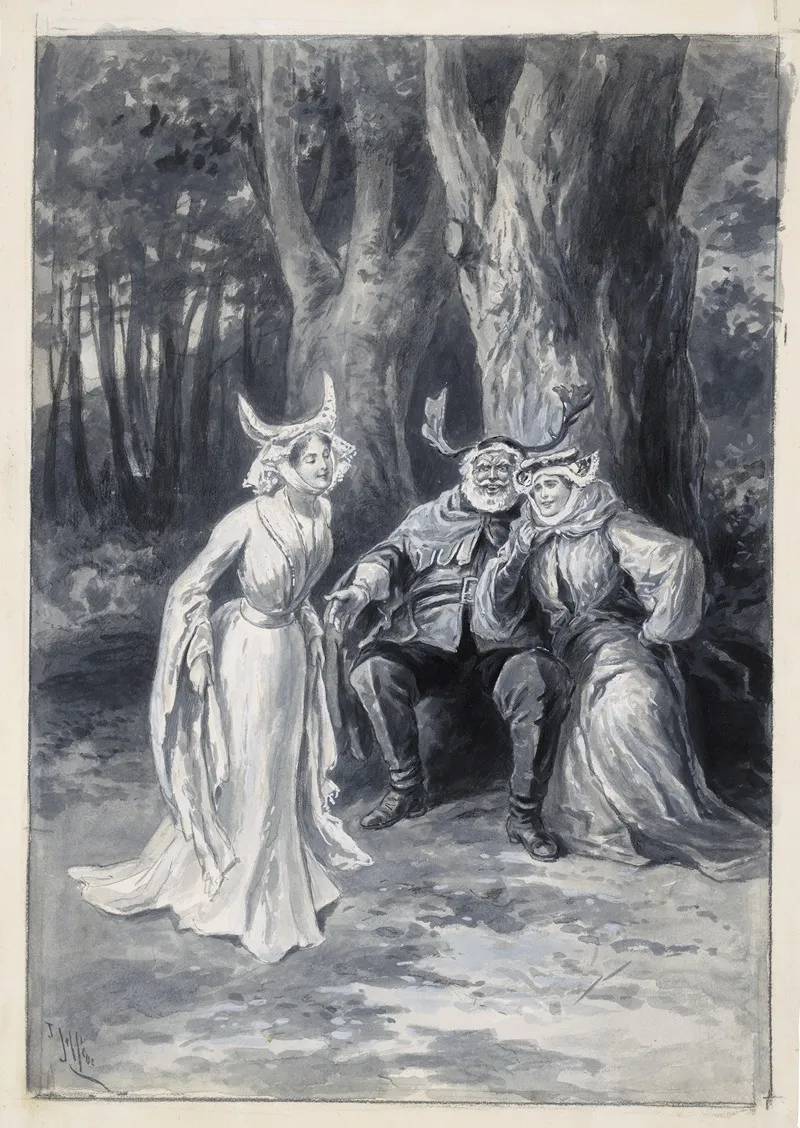 Merry Wives Of Windsor 3 Wall Art by John Jellicoe - High-Resolution Digital Print