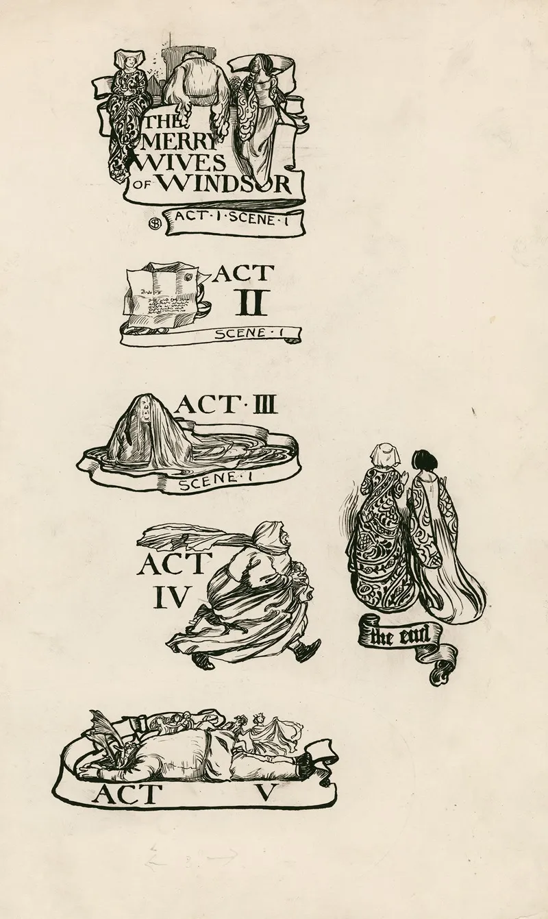 Merry Wives Of Windsor Headings