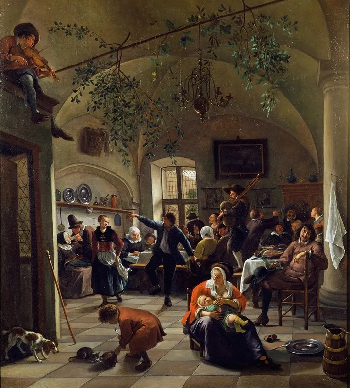 Merrymaking In A Tavern