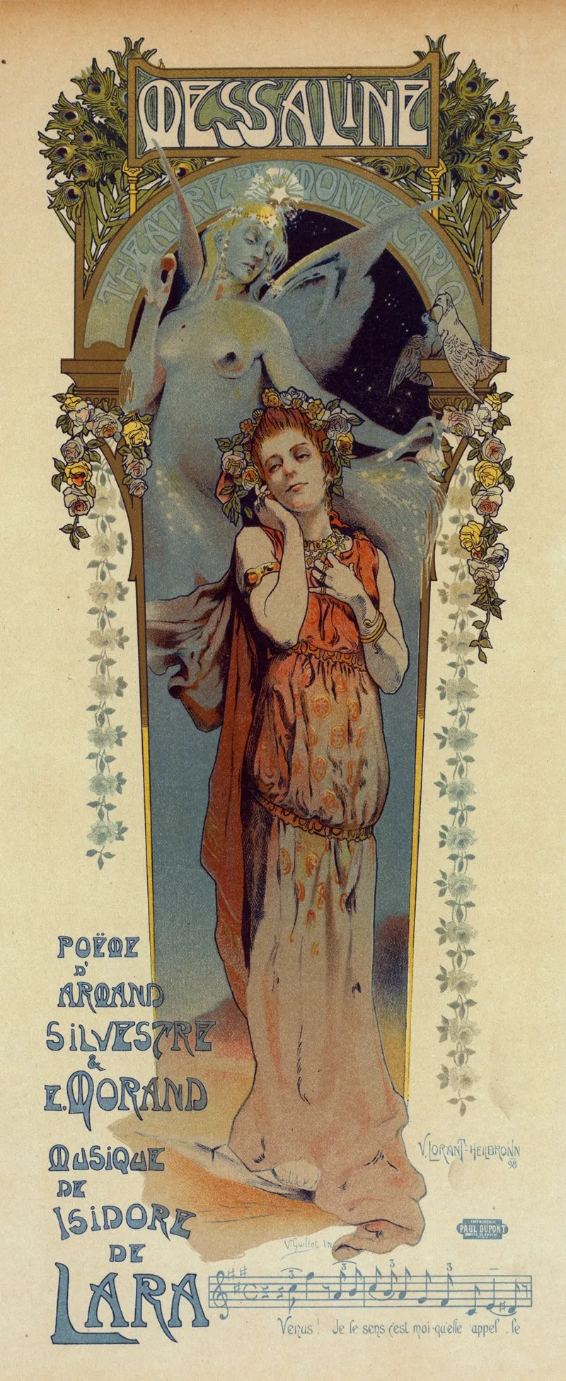 Messaline Wall Art by V. Guillet - High-Resolution Digital Print