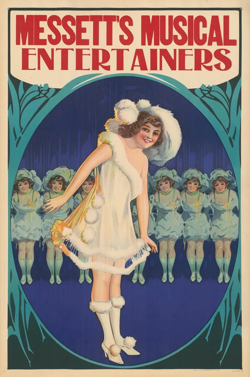 Messetts Musical Entertainers 2 Wall Art by Donaldson Lith. Co - High-Resolution Digital Print