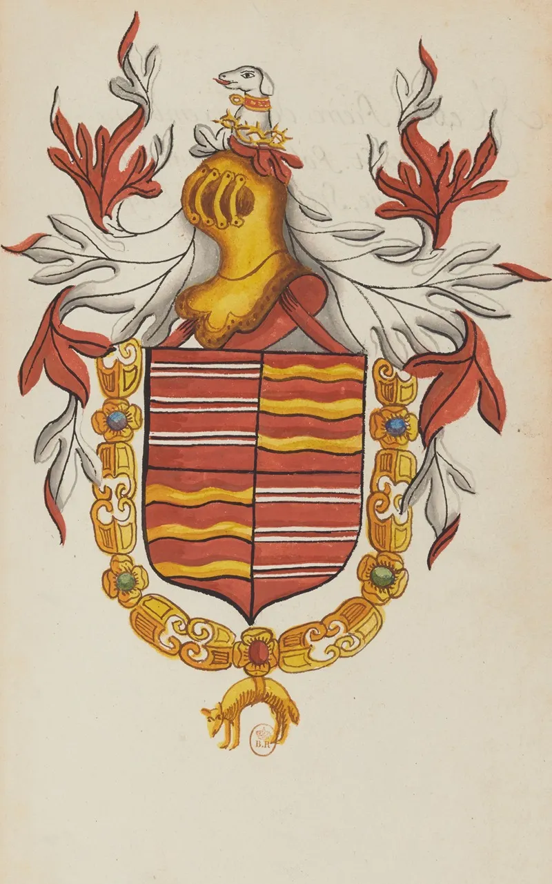 Messire αntοinee De Toulonion Seigneur De Traves Et De La Bastie