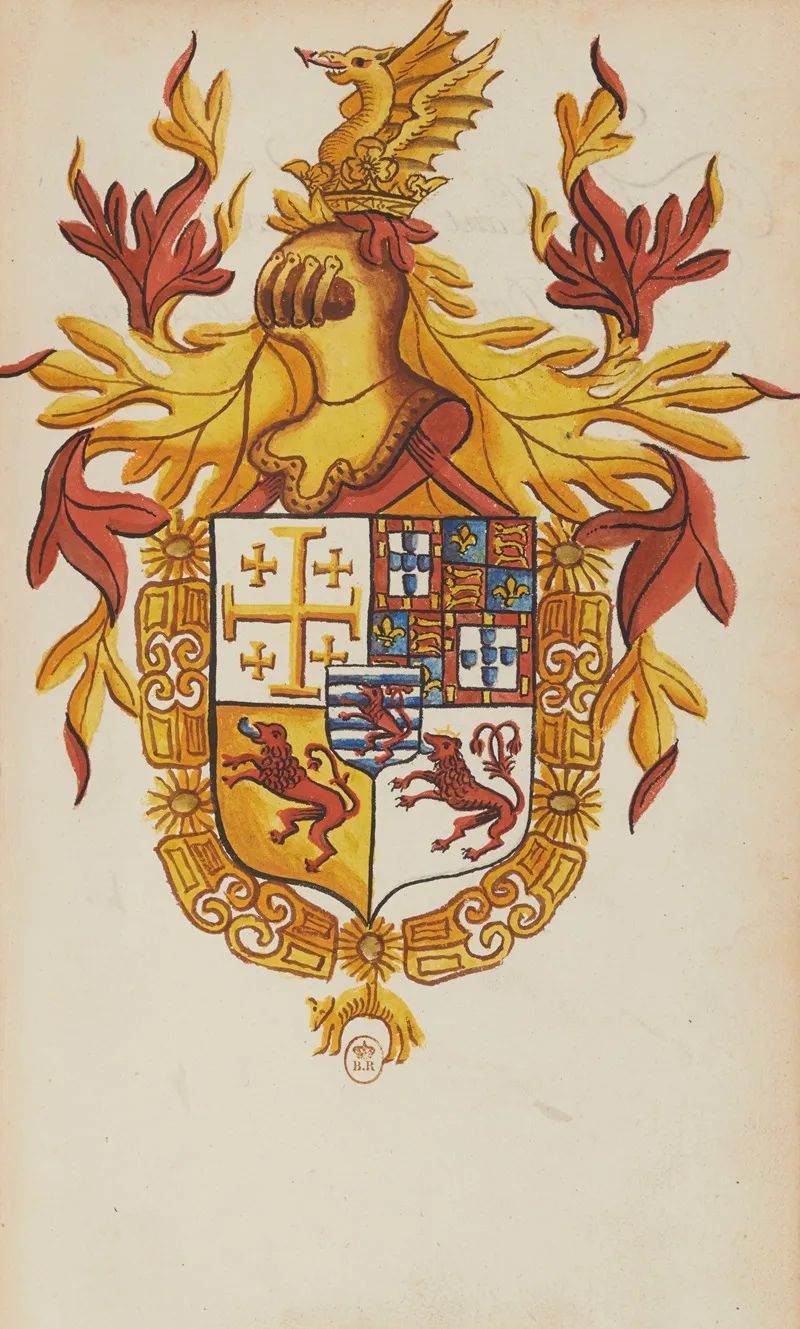 Messire Jean De Coymbre Prince Dantioche Regent Du Royaume De Cypre Wall Art by Anonymous - High-Resolution Digital Print