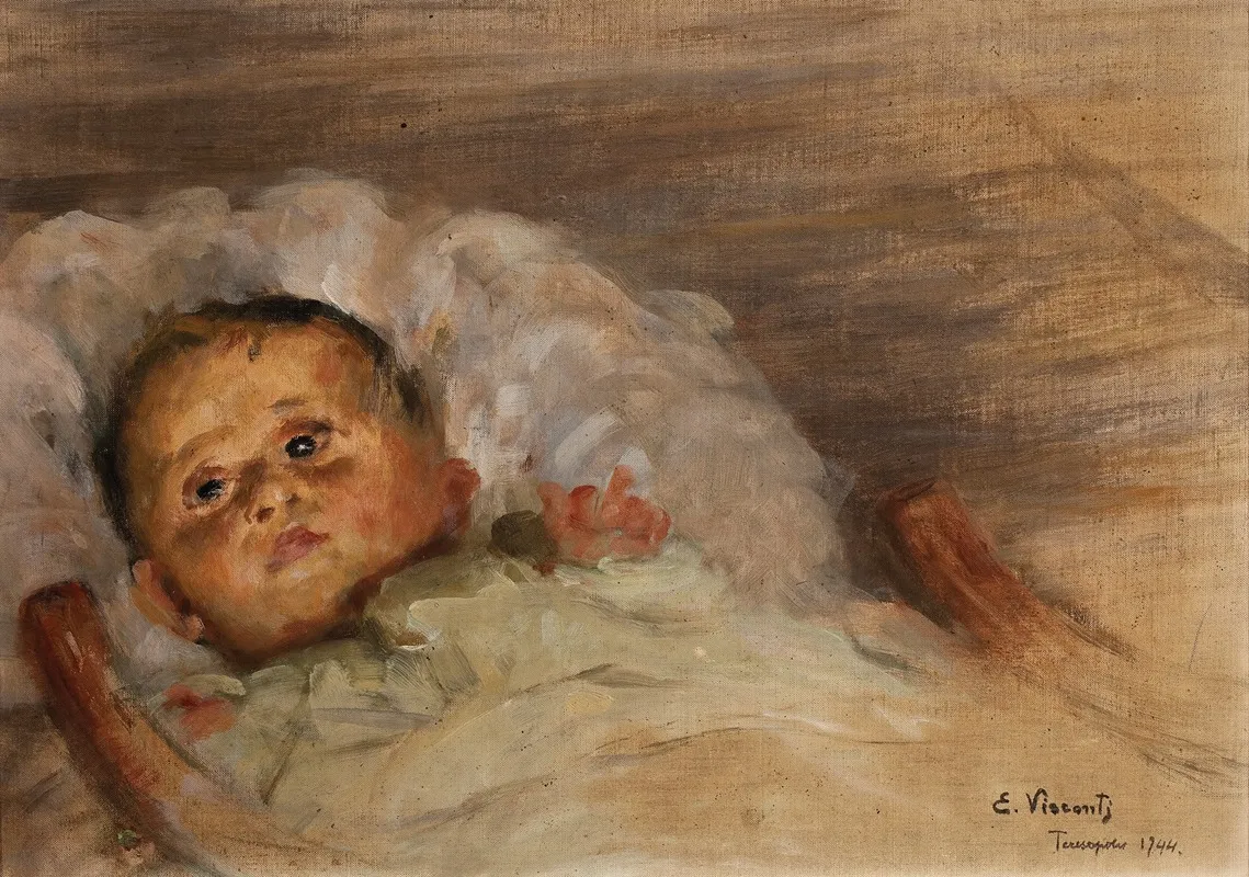 Meu Netinho Wall Art by Eliseu Visconti - High-Resolution Digital Print