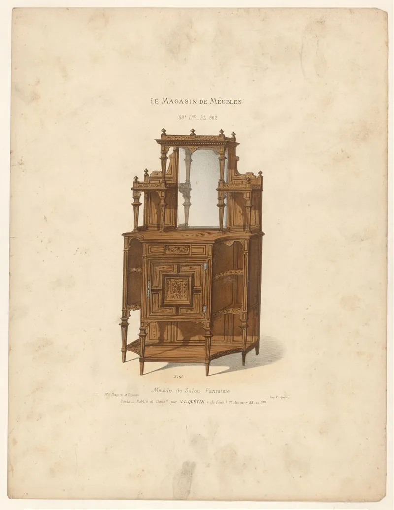 Meuble De Salon Fantaisie Wall Art by Victor Léon Michel Quétin - High-Resolution Digital Print