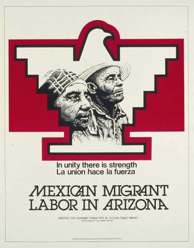 Mexican Migrant Labor In Arizona In Unity There Is Strength Wall Art by William Jeffrey Hartter - High-Resolution Digital Print
