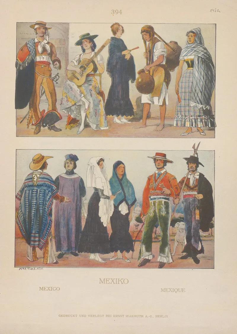 Mexico 5 Wall Art by Adolf Rosenberg - High-Resolution Digital Print