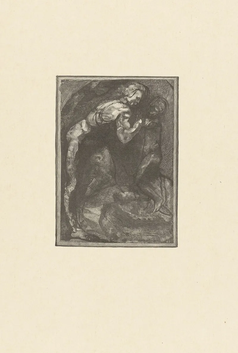 Michel Ange Modelant Lesclave Wall Art by Auguste Lepère - High-Resolution Digital Print