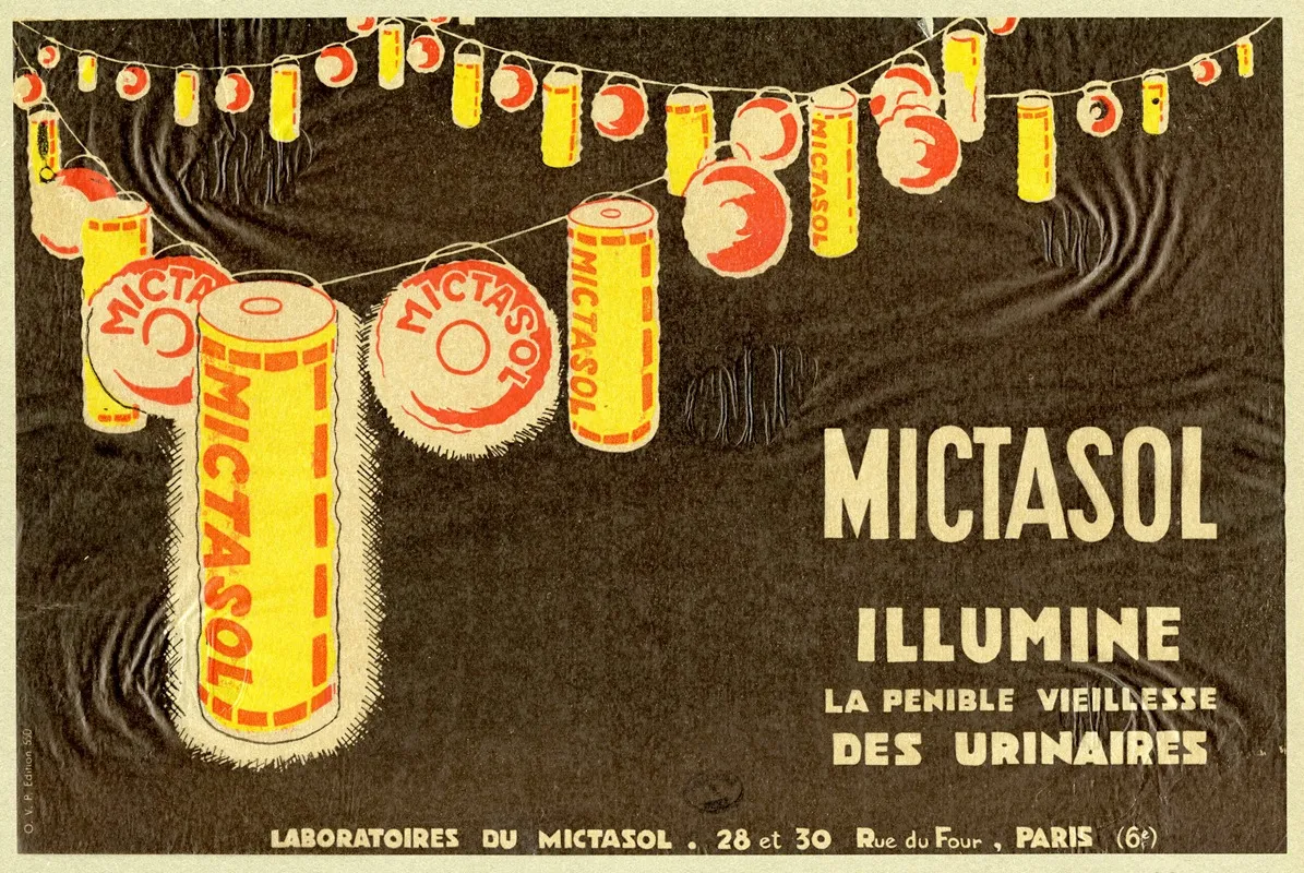 Mictasol 8 Wall Art by Laboratoires du Mictasol - High-Resolution Digital Print