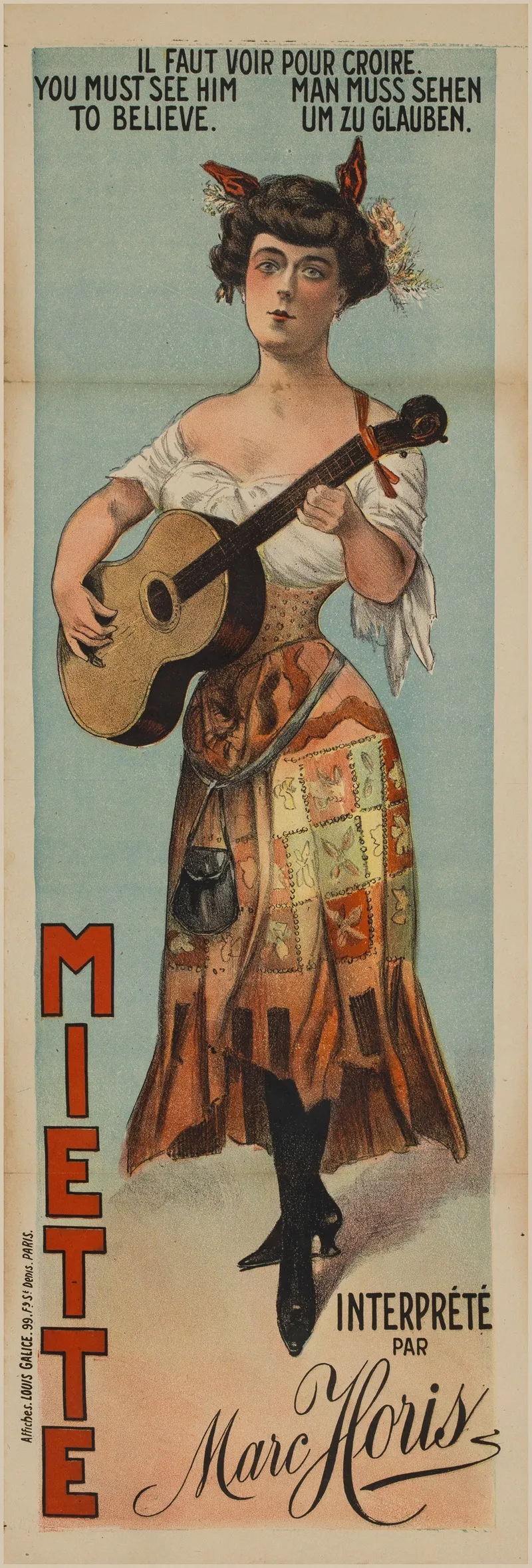 Miette Interprete Par Marc Horis Wall Art by Louis Galice - High-Resolution Digital Print