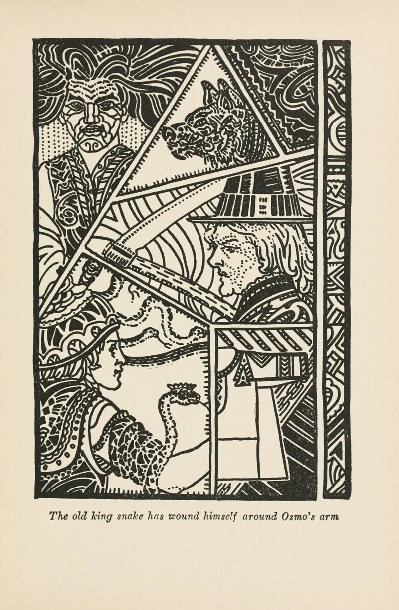 Mighty Mikko A Book Of Finnish Fairy Tales And Folk Tales Pl 03 Wall Art by Parker Hoysted Fillmore - High-Resolution Digital Print