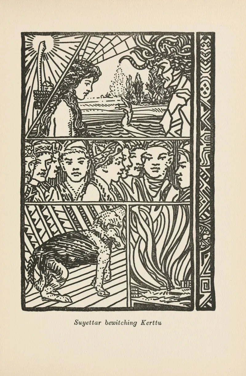 Mighty Mikko A Book Of Finnish Fairy Tales And Folk Tales Pl 11 Wall Art by Parker Hoysted Fillmore - High-Resolution Digital Print