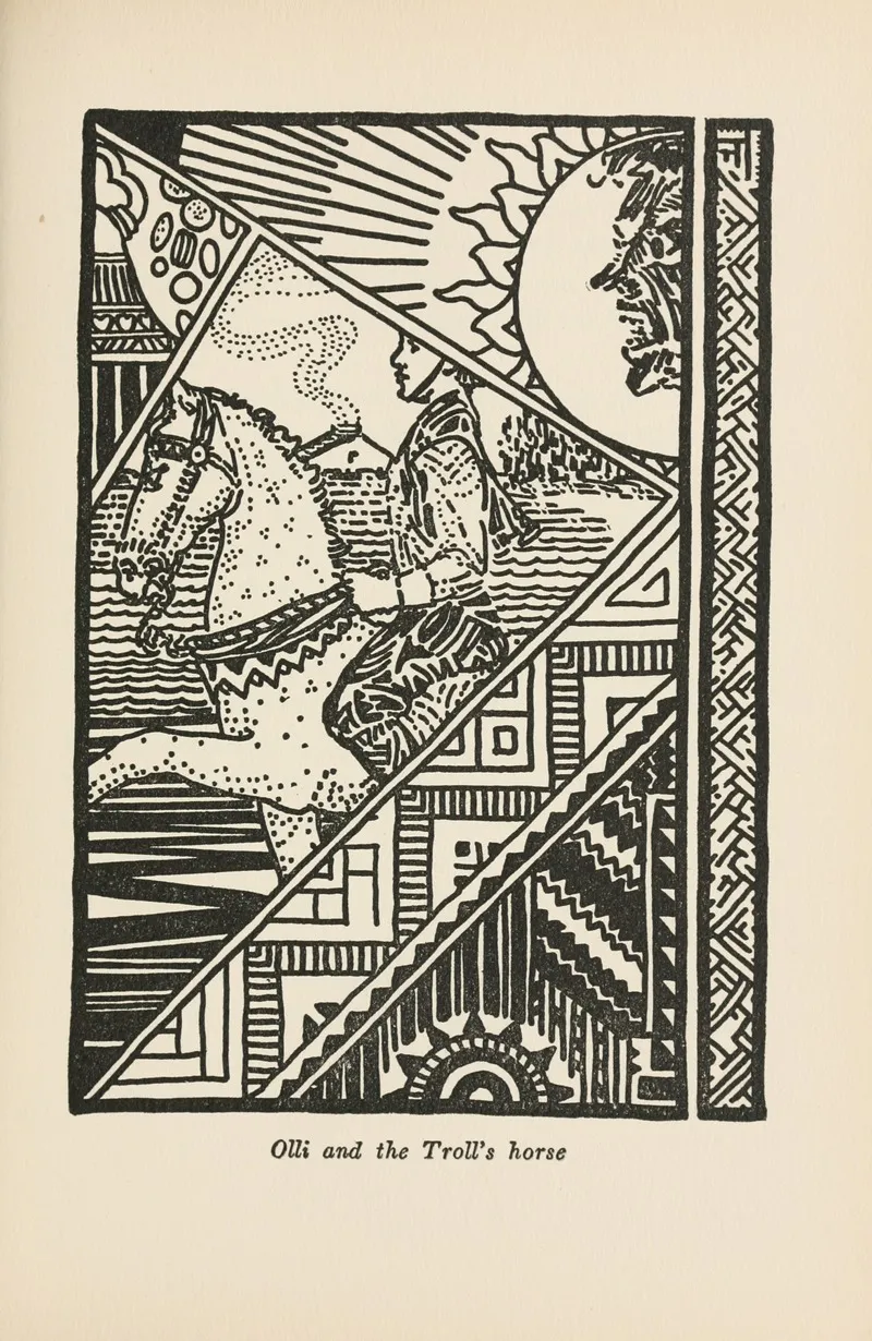 Mighty Mikko A Book Of Finnish Fairy Tales And Folk Tales Pl 16 Wall Art by Parker Hoysted Fillmore - High-Resolution Digital Print