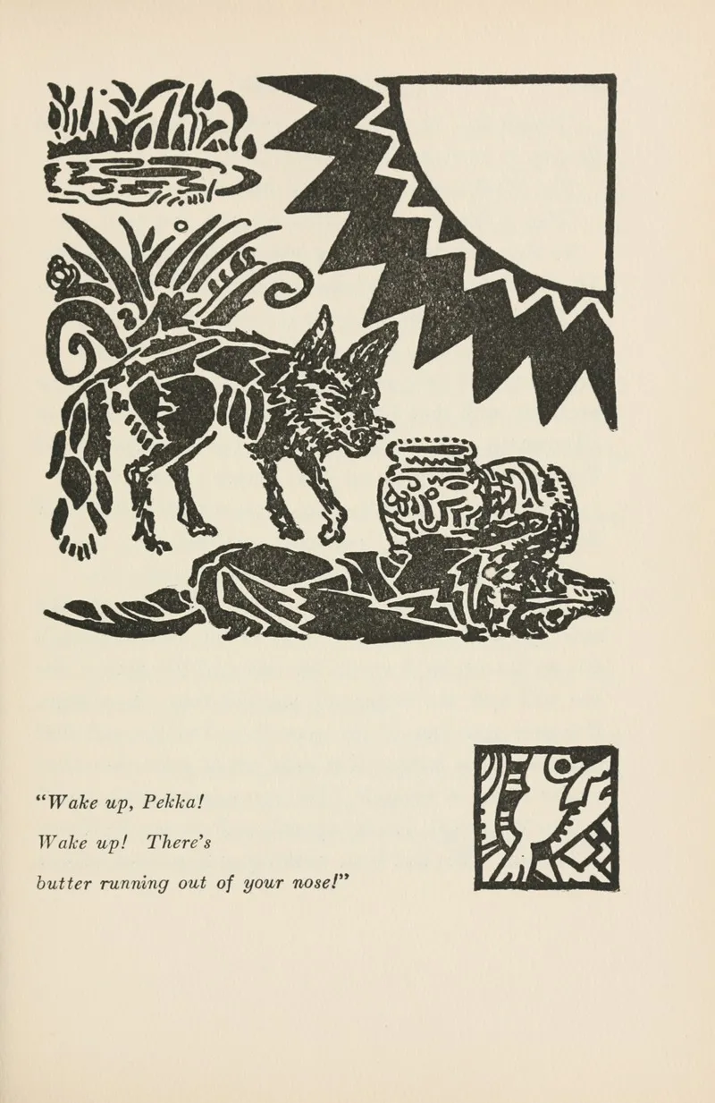 Mighty Mikko A Book Of Finnish Fairy Tales And Folk Tales Pl 25 Wall Art by Parker Hoysted Fillmore - High-Resolution Digital Print