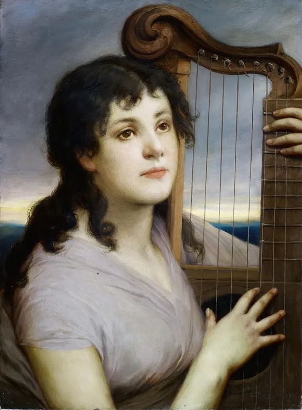 Mignon Wall Art by Gabriel von Max - High-Resolution Digital Print
