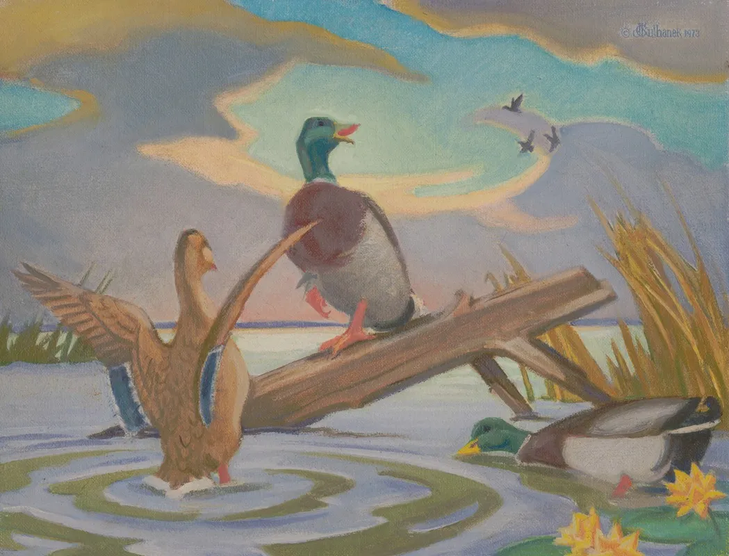 Migratory Marsh Wall Art by James C. Kulhanek - High-Resolution Digital Print