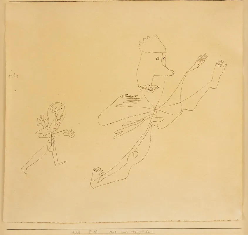Mil Was Tanzest Du Mil What Are You Dancing Wall Art by Paul Klee - High-Resolution Digital Print