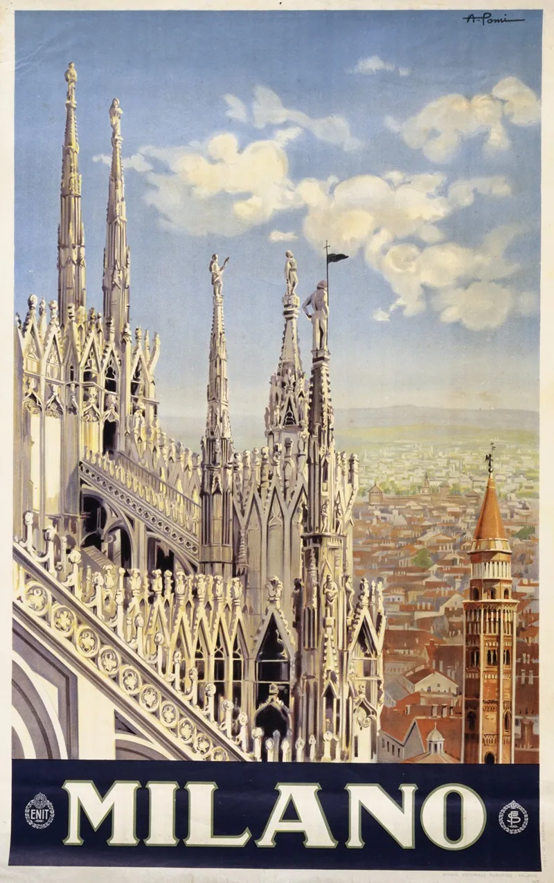 Milano Wall Art by Allessandro Pomi - High-Resolution Digital Print
