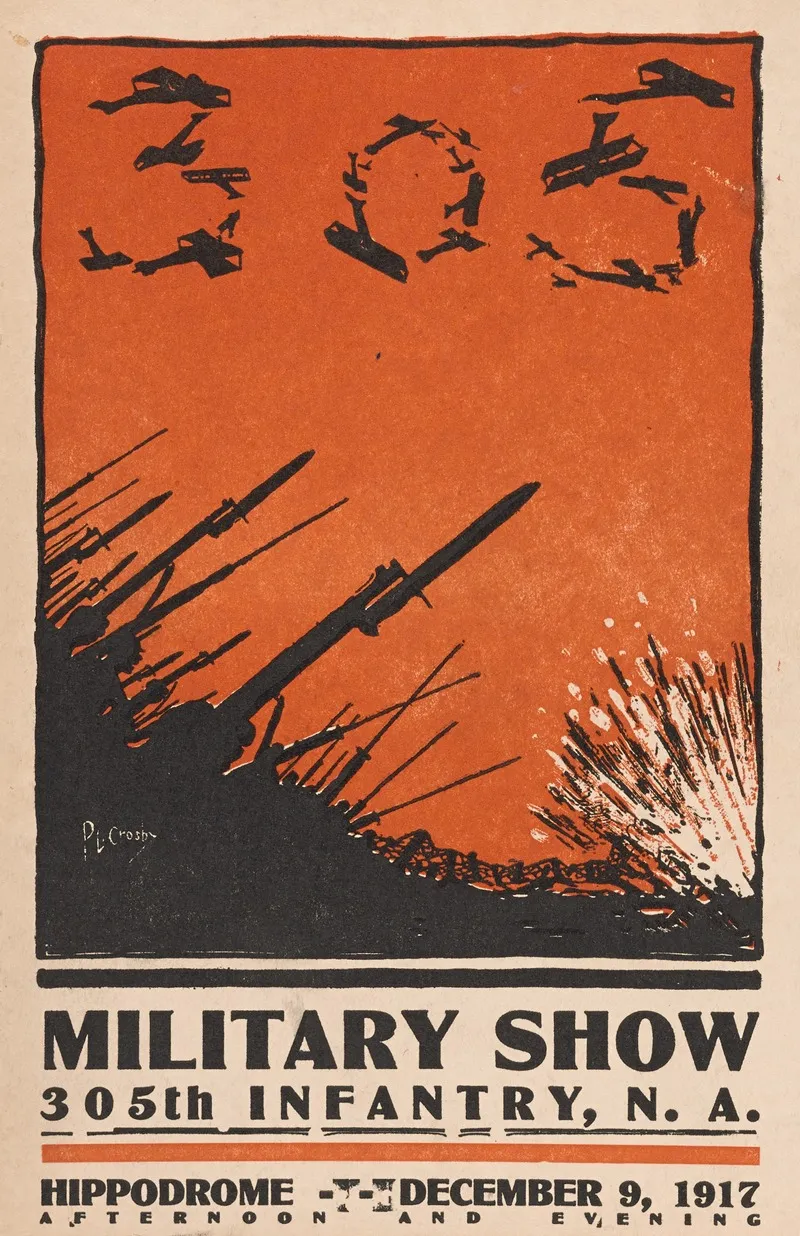 Military Show 305th Infantry N A At The Hippodrome Wall Art by Anonymous - High-Resolution Digital Print