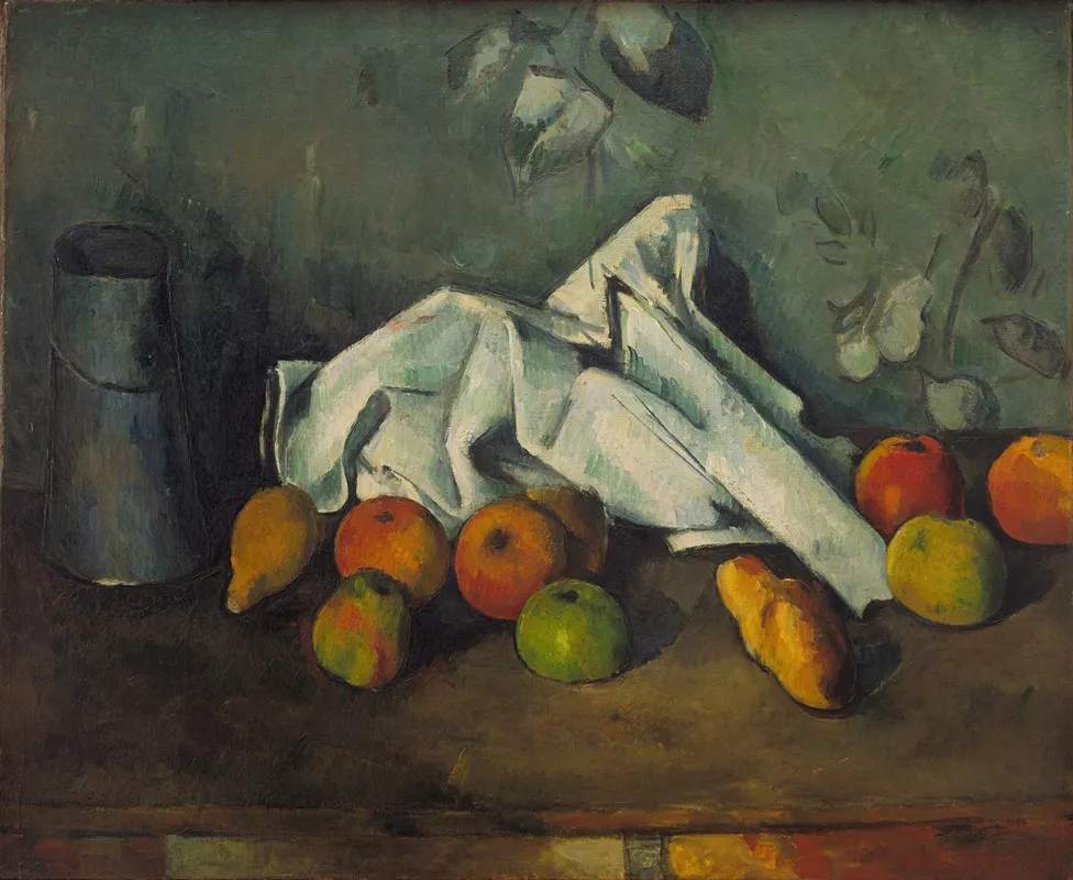 Milk Can And Apples