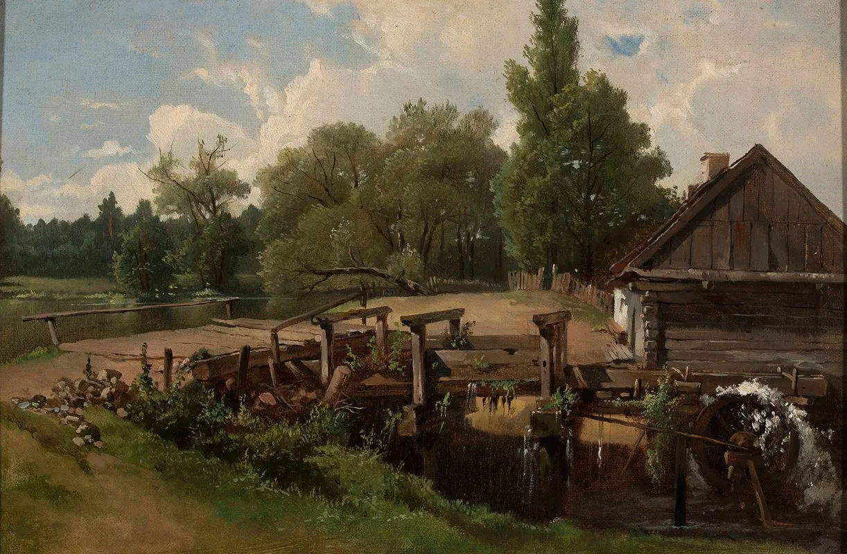 Mill 4 Wall Art by Józef Brodowski - High-Resolution Digital Print