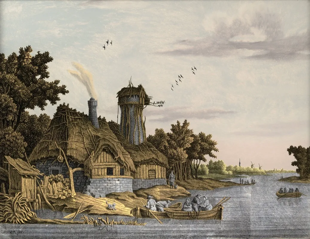 Mill Along A River