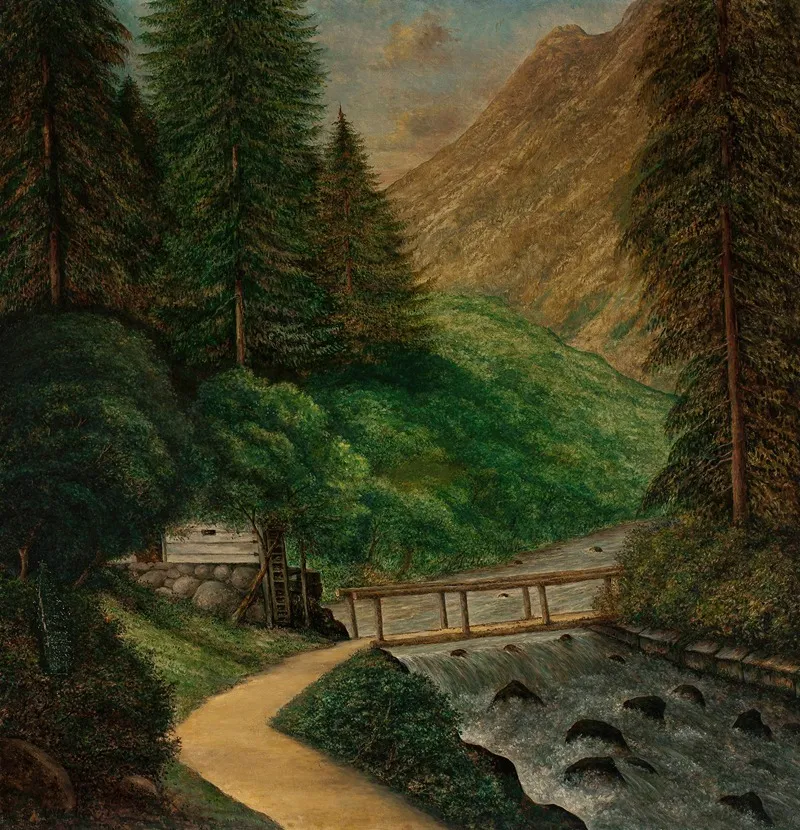 Mill In Ansee Wall Art by Cyprian Lachnicki - High-Resolution Digital Print