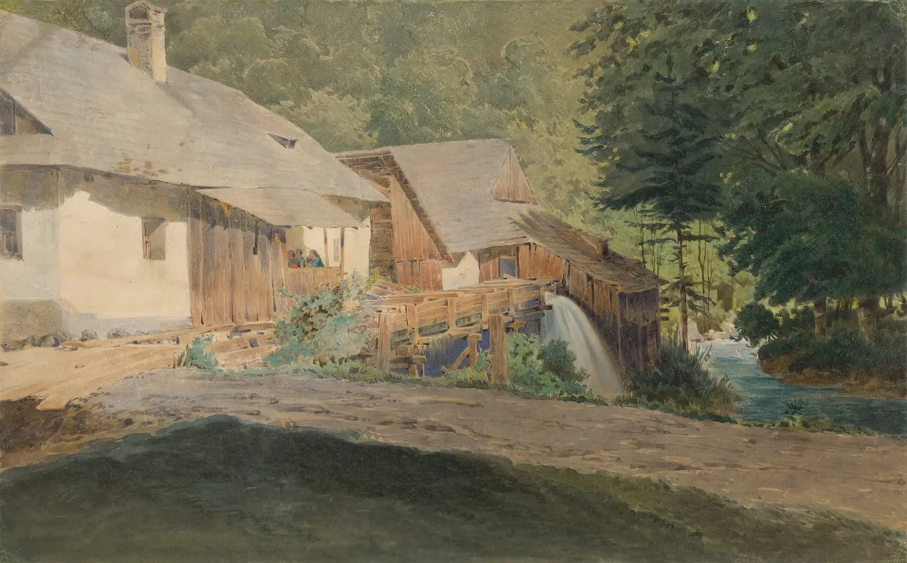 Mill On The Edge Of The Forest