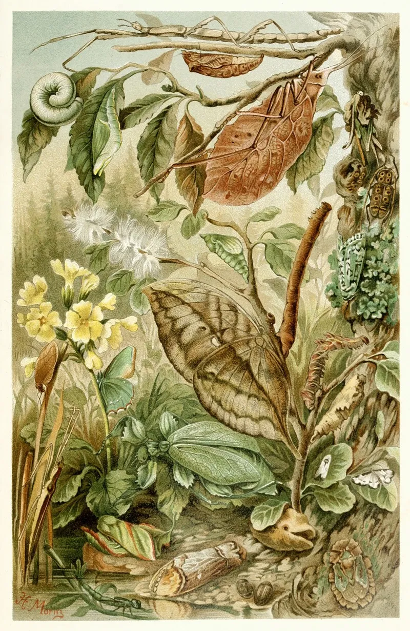 Mimicry In Insects Wall Art by H. Morin - High-Resolution Digital Print