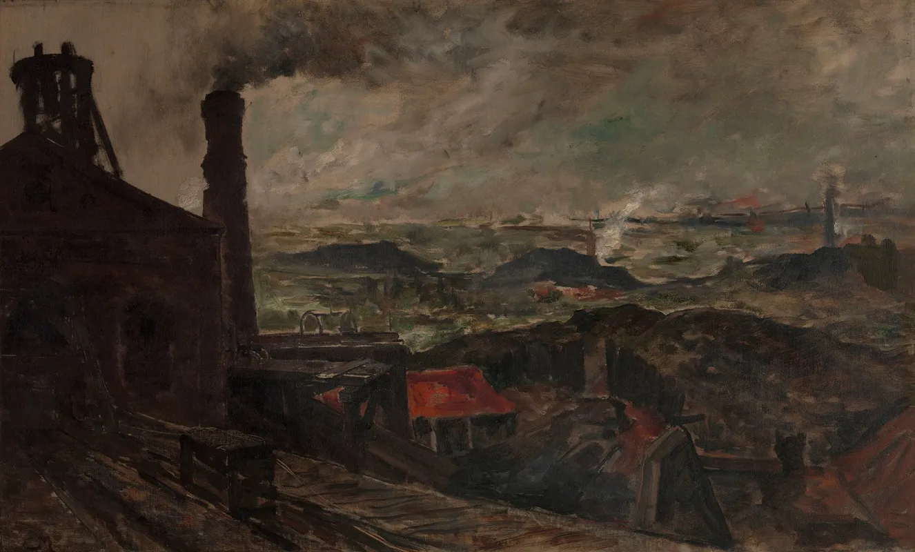 Mining Area Wall Art by Constantin Meunier - High-Resolution Digital Print