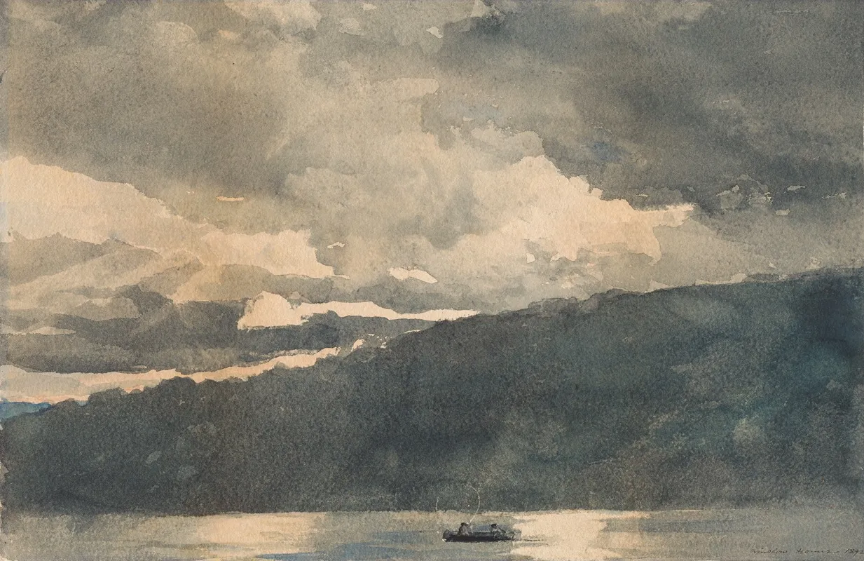 Mink Lake Adirondacks Wall Art by Winslow Homer - High-Resolution Digital Print