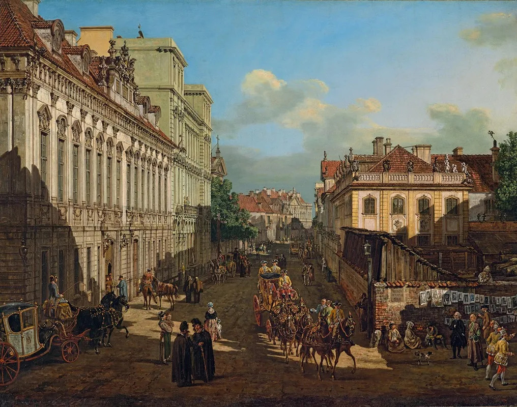 Miodowa Street In Warsaw