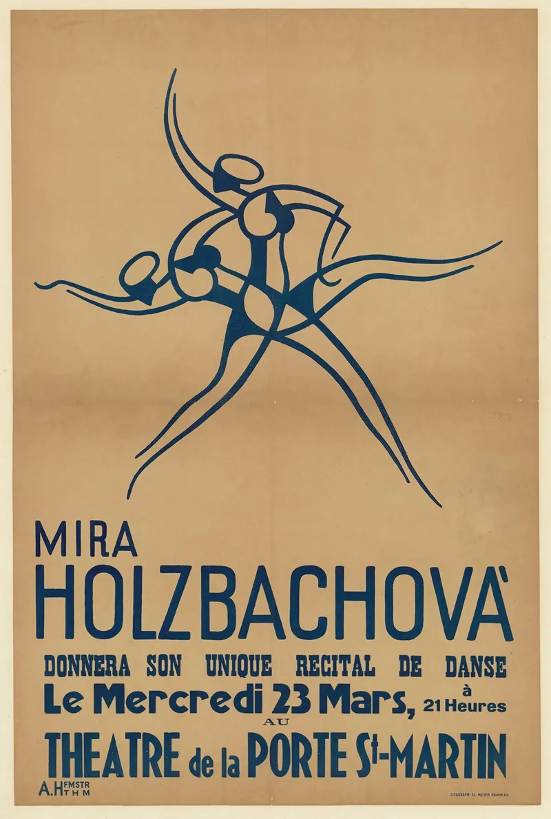 Mira Holzbachova Wall Art by Imp. A. L. Meyer - High-Resolution Digital Print