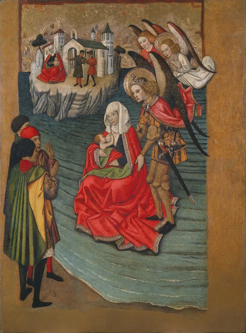 Miracle Of Mont Saint Michel Wall Art by Jaume Huguet - High-Resolution Digital Print