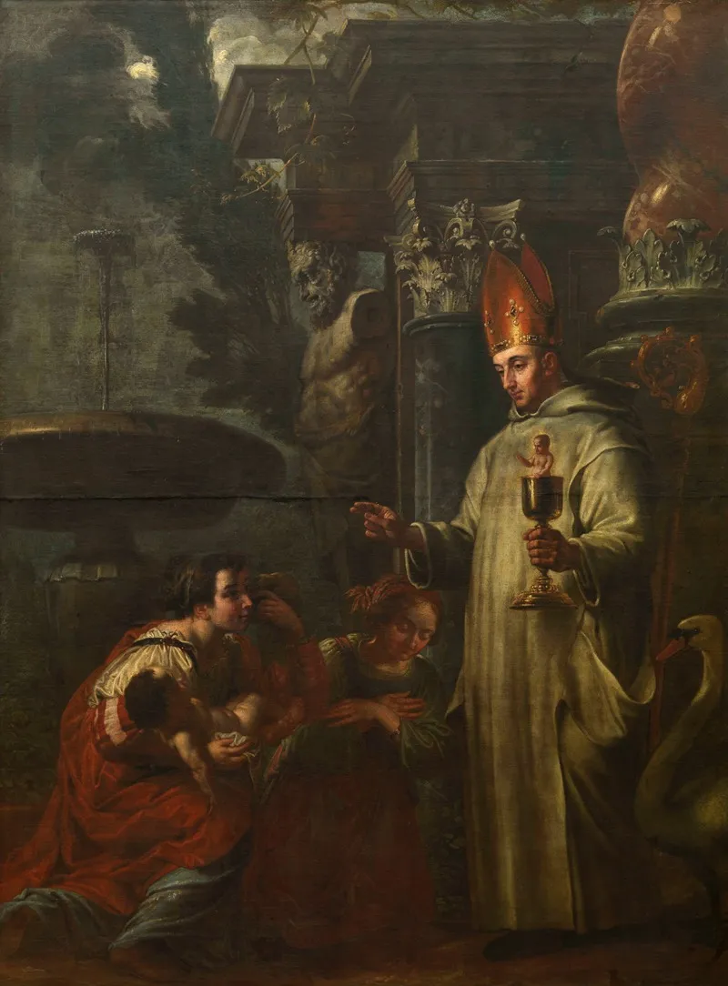 Miracle Of Saint Hugh Of Lincoln Wall Art by Jan Erasmus Quellinus - High-Resolution Digital Print
