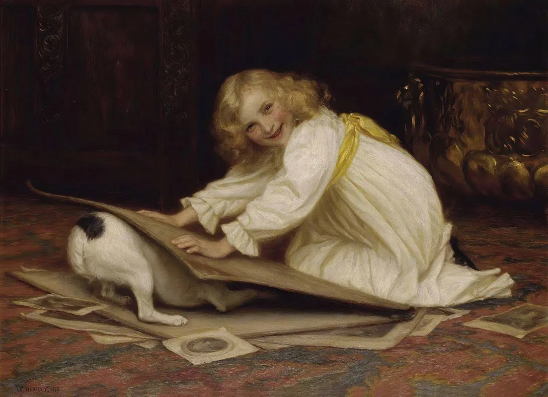 Misbehaving Wall Art by William Henry Gore - High-Resolution Digital Print