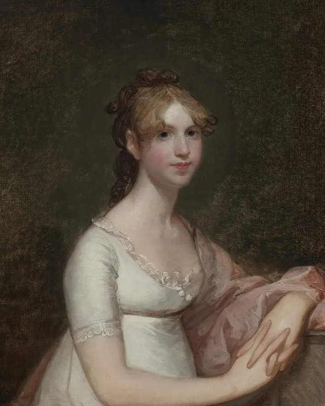Miss Anna Powell Mason Mrs Patrick Grant Wall Art by Gilbert Stuart - High-Resolution Digital Print