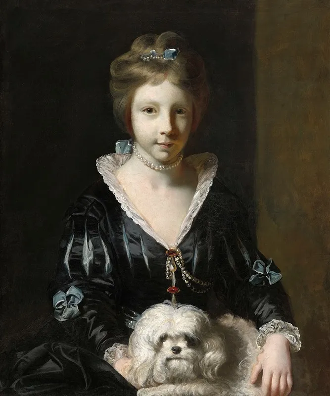 Miss Beatrix Lister Wall Art by Sir Joshua Reynolds - High-Resolution Digital Print