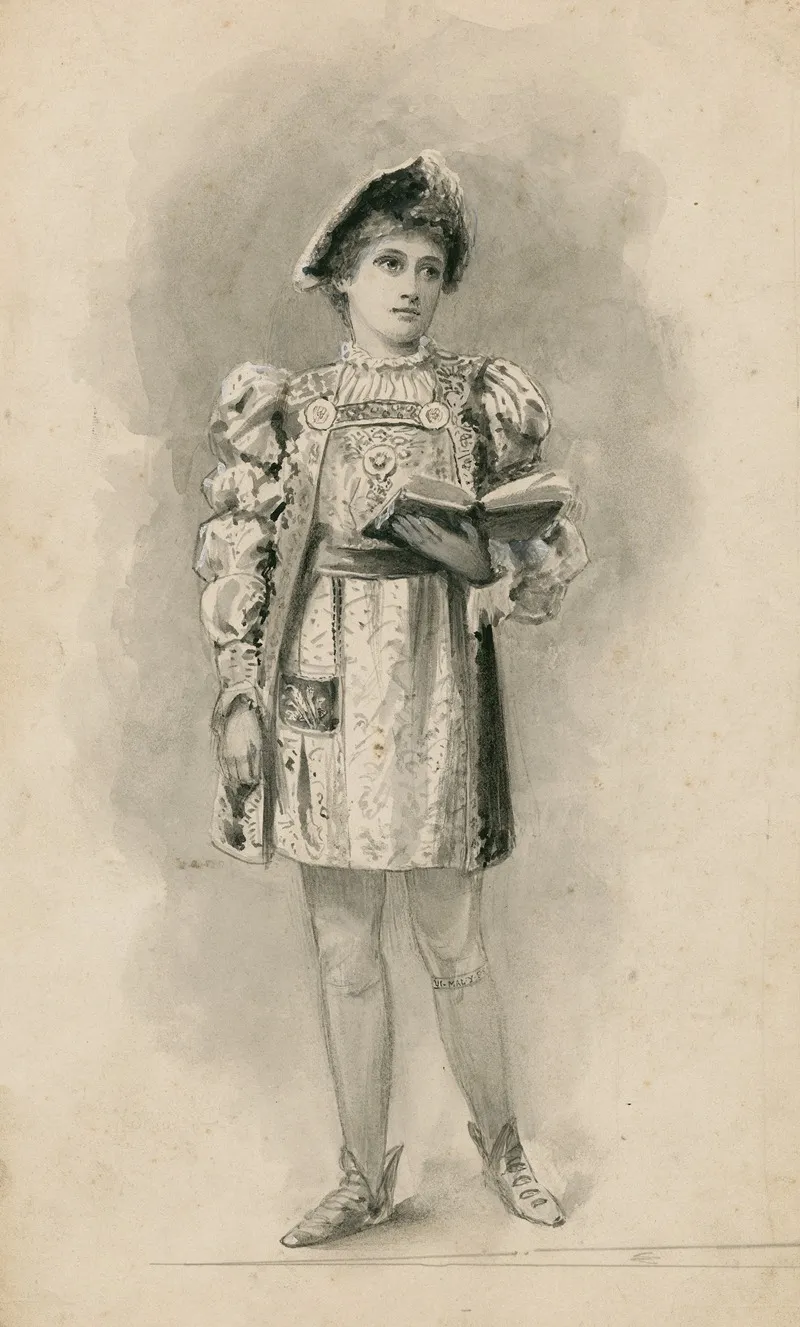 Miss Bessie Hatton As Hamlet