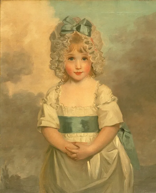 Miss Charlotte Papendick As A Child Wall Art by John Hoppner - High-Resolution Digital Print