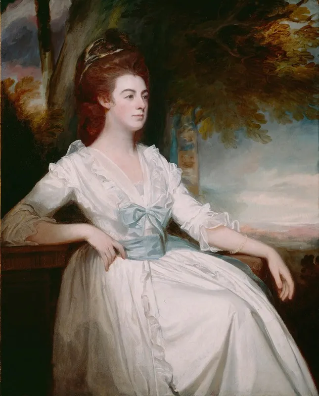 Miss Clavering Wall Art by George Romney - High-Resolution Digital Print