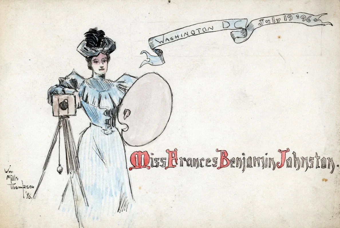 Miss Frances Benjamin Johnston Washington Dc July 19 Wall Art by Mills Thompson - High-Resolution Digital Print