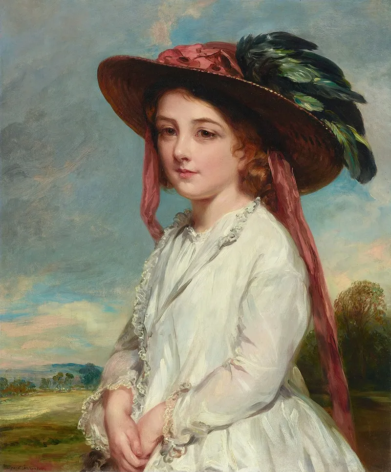 Miss Jane Blythe Wall Art by Margaret Sarah Carpenter - High-Resolution Digital Print