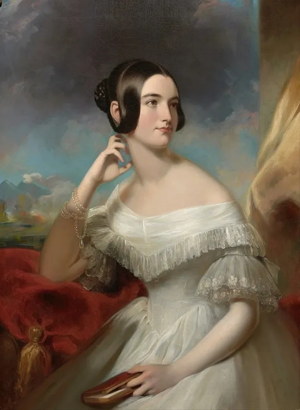 Miss Jane Mercer Wall Art by Samuel Bell Waugh - High-Resolution Digital Print