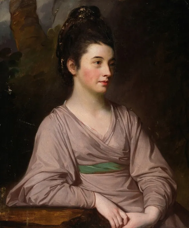 Miss Kirkpatrick Wall Art by George Romney - High-Resolution Digital Print